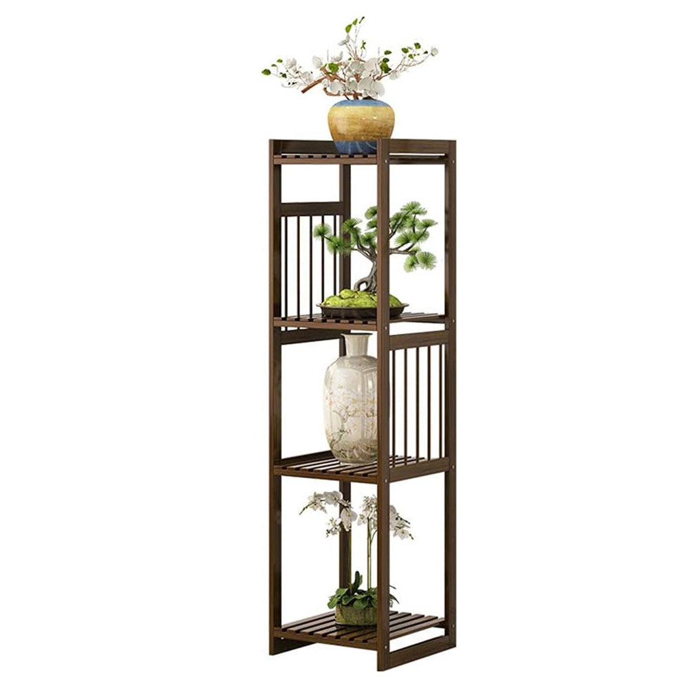 bamboo plant pot stand