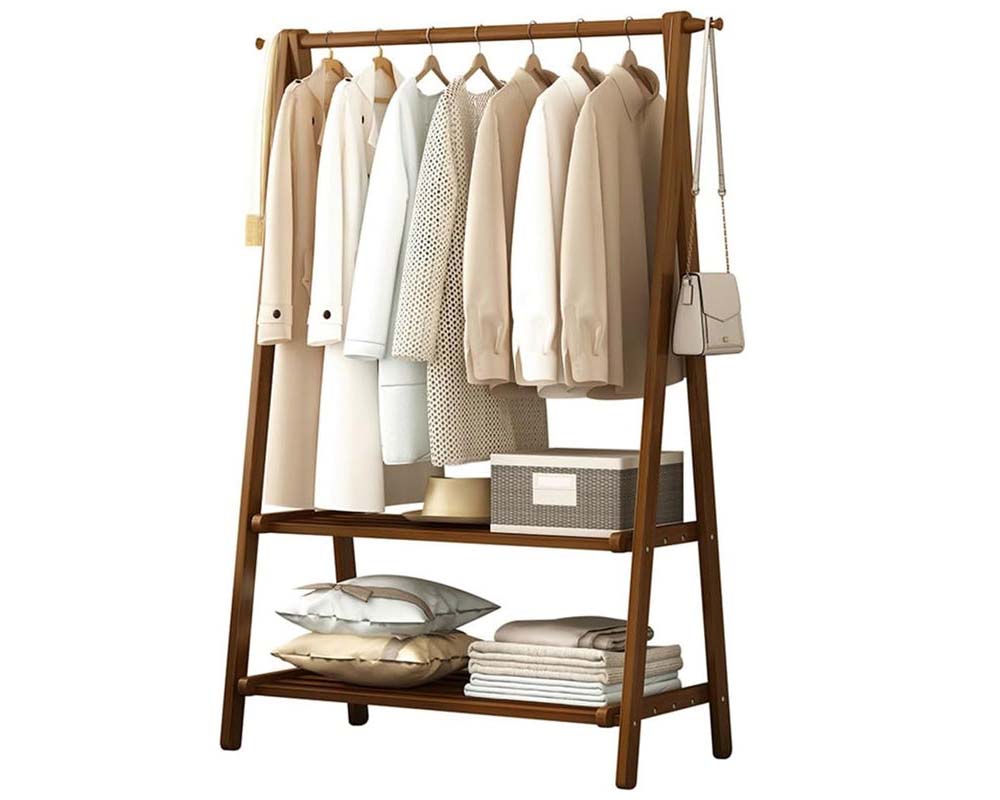 bamboo rack with hooks