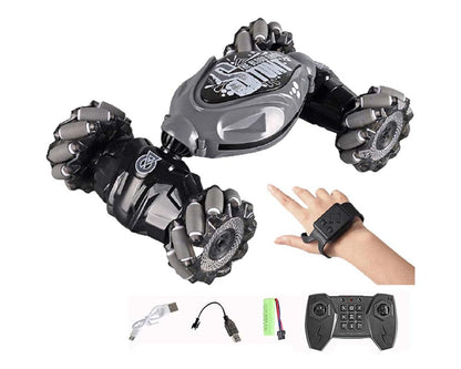 RC car performing stunts