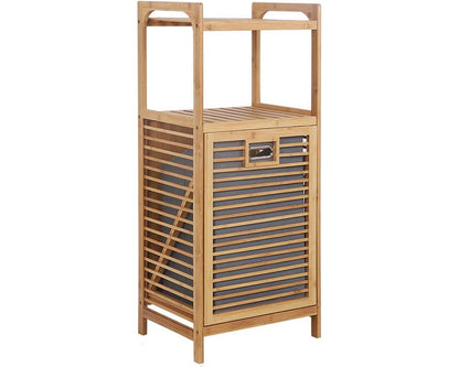 Bamboo Bathroom Cabinet Hamper Cabinet Organizer