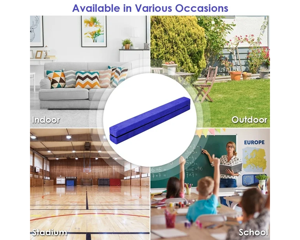 Lightweight folding balance beam