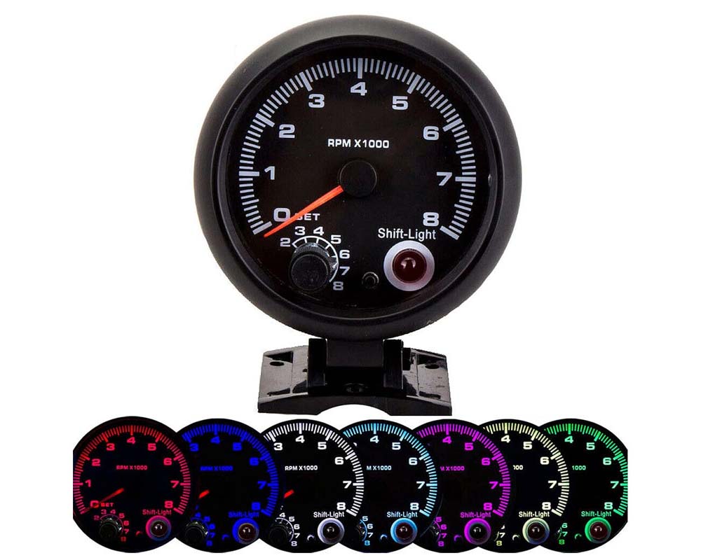 tachometer with mounting base