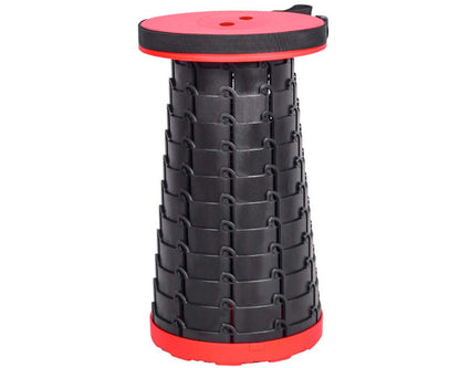 Folding stool with nylon strap