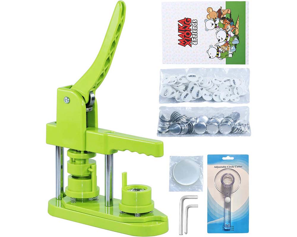 button maker includes wrench