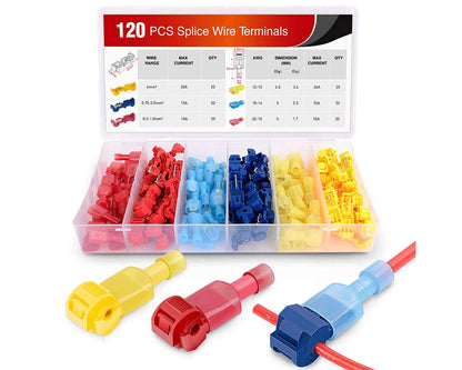 Electrical Terminal Crimp Wire Connectors 120Pcs