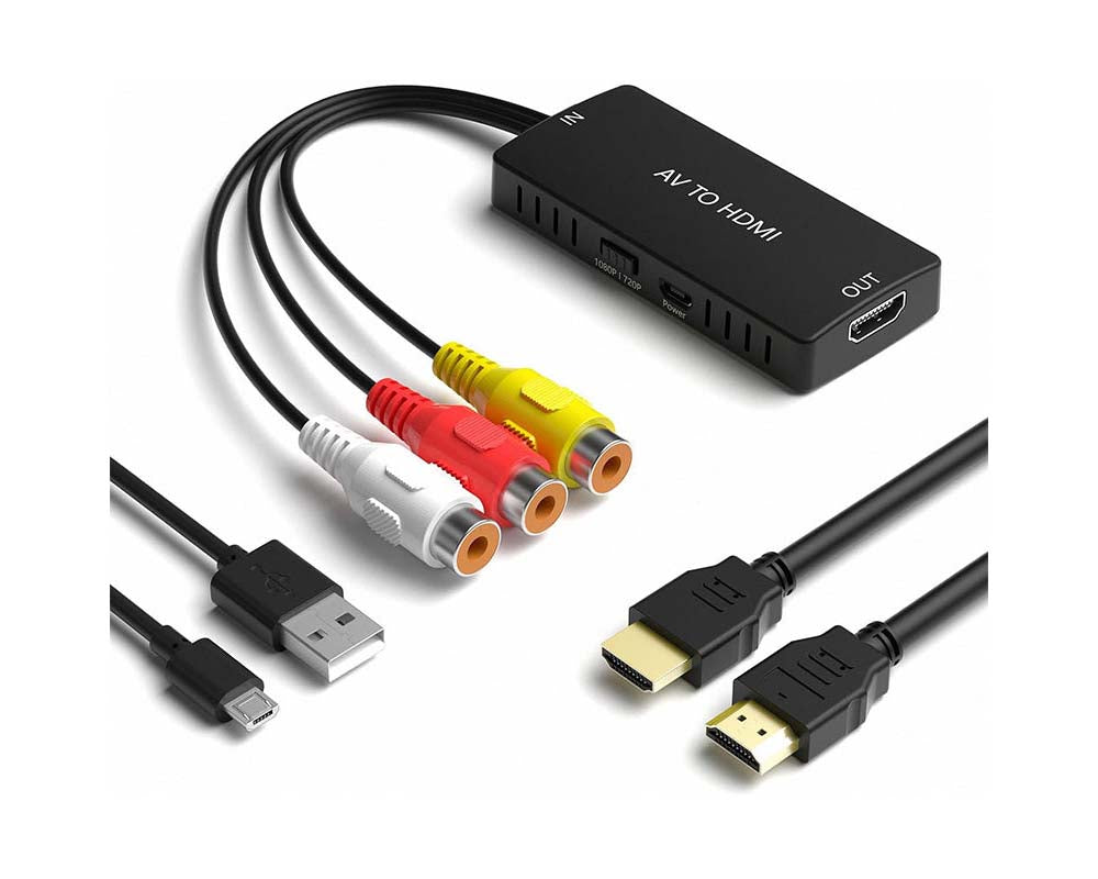 Adapter for VHS and DVD players