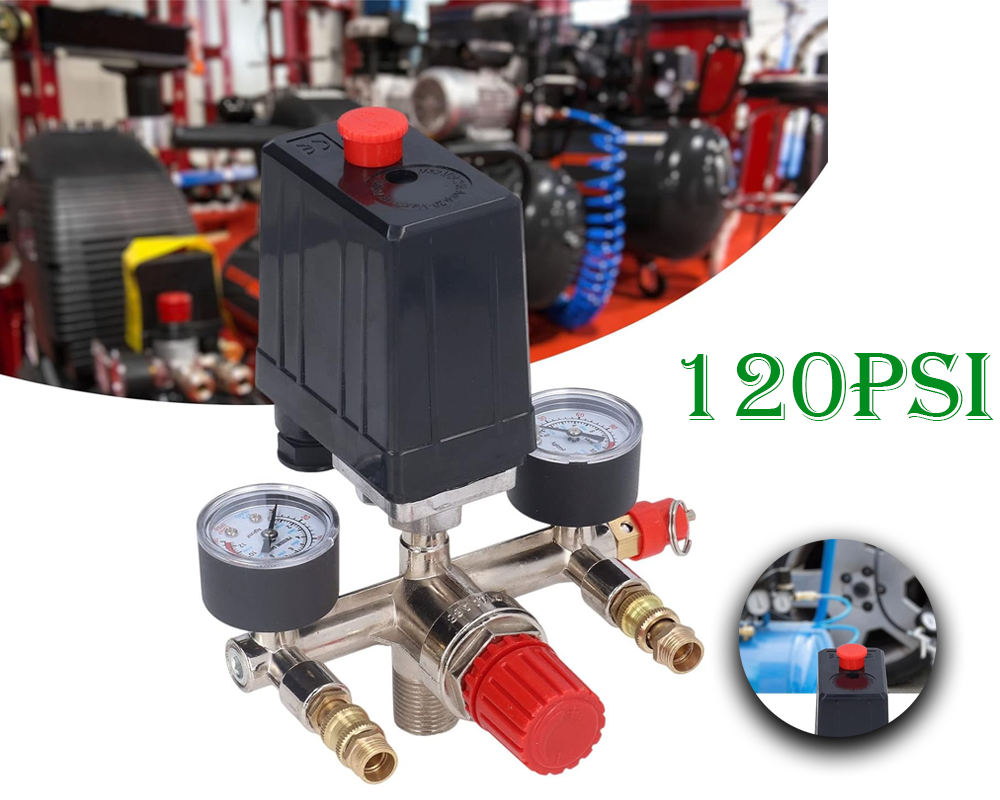 Compressor pressure switch side view