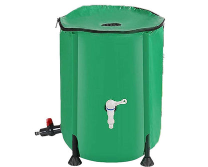 Water tank with overflow valve