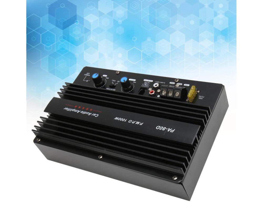 Black car amplifier device