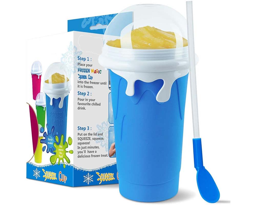 Portable frozen drink cup