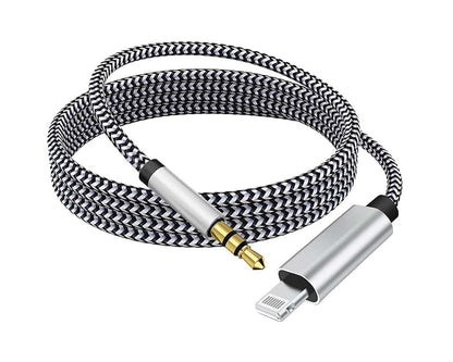 Cable plugged into speaker