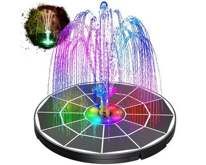 Solar fountain with user manual