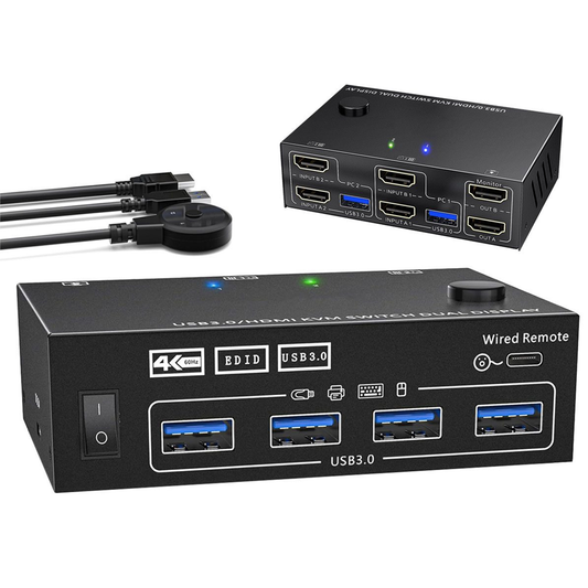USB KVM switch 4 ports