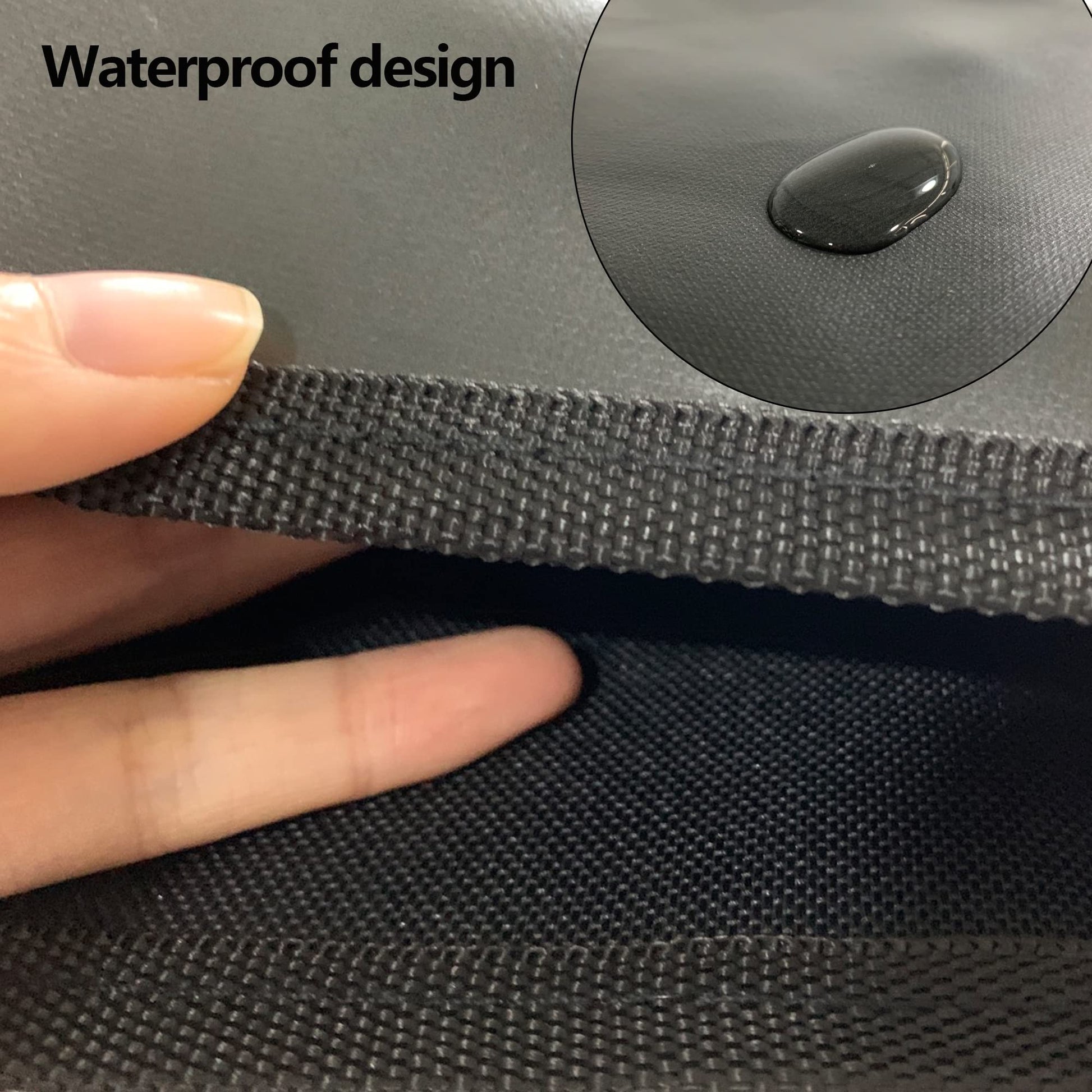 Elastic hem hitch cover
