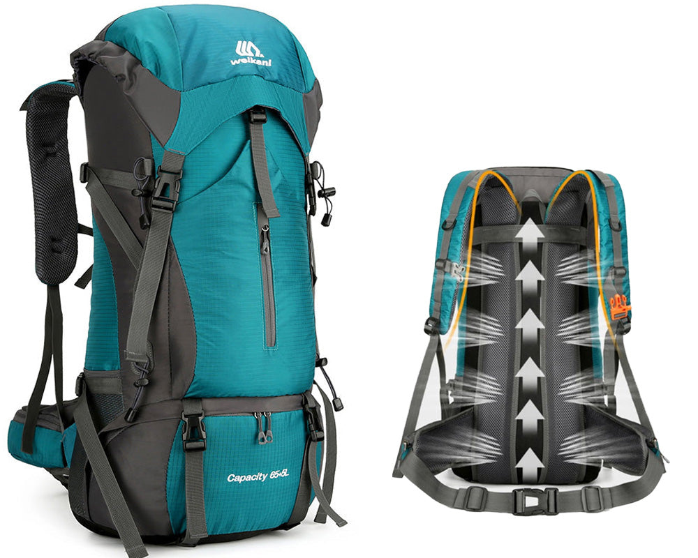 Backpack with multiple pockets