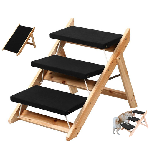 Wooden pet stairs