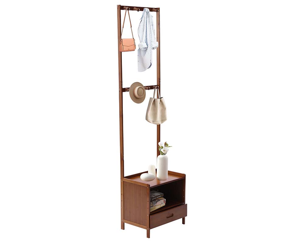 bamboo rack with drawer