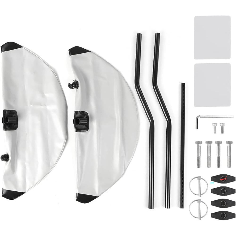 Inflatable kayak stabilizer float