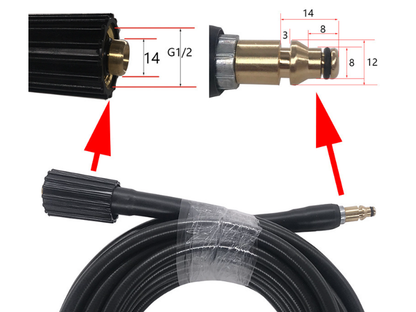 Pressure Washer Hose 15M M22 Hose for Nilfisk C100 C110 C120 C130 C140