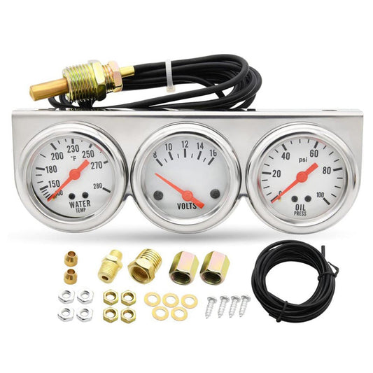 Oil pressure gauge kit front view
