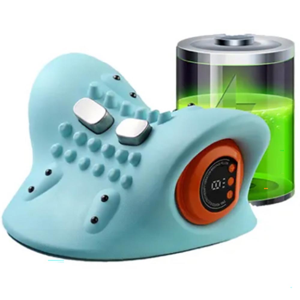 EMS neck massager device