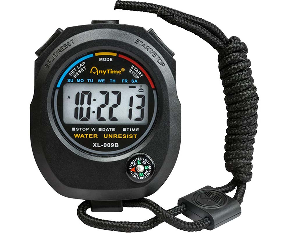 Stopwatch for running and cycling