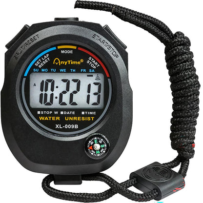 Digital sport stopwatch handheld