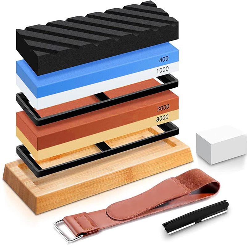 whetstone knife sharpening set