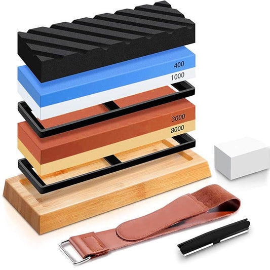 whetstone knife sharpening set