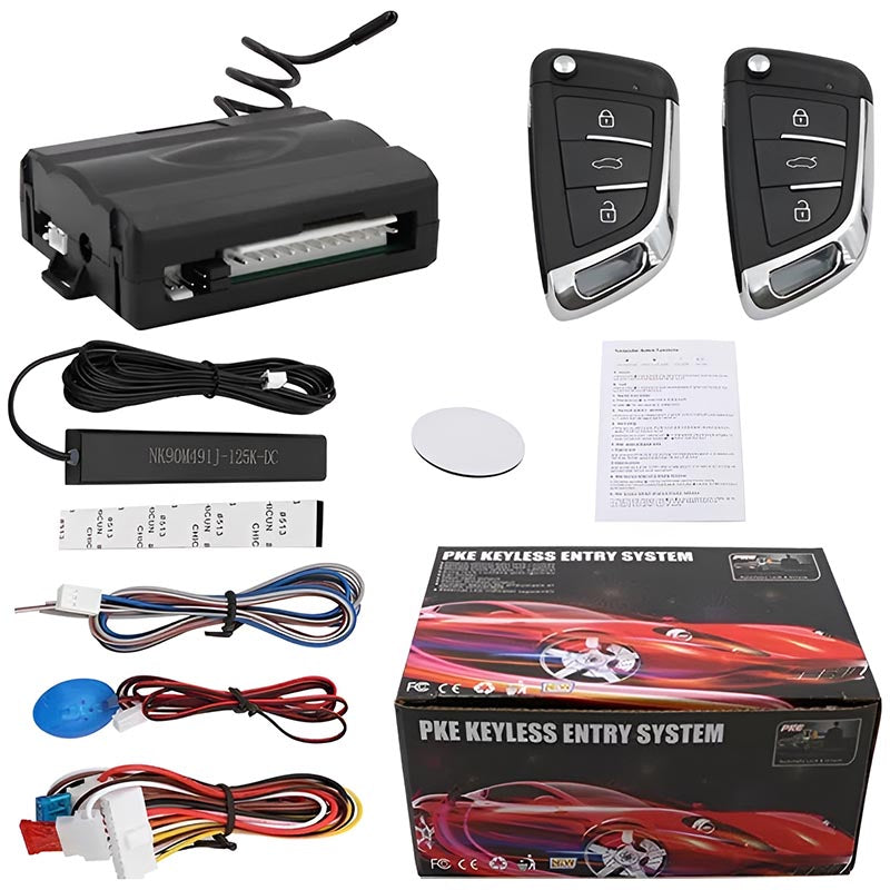 Car Keyless Entry Security System Remote Control Door Central Lock Locking Kit