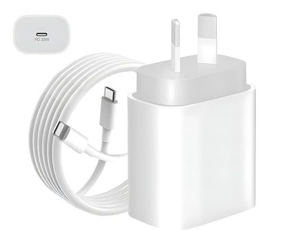 20W iPhone Fast Charger with USB-C to Lightning Cable