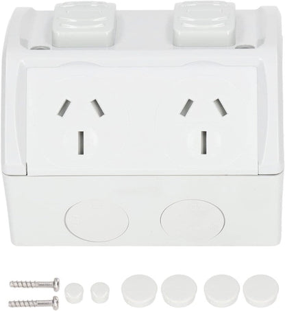 Waterproof outdoor socket