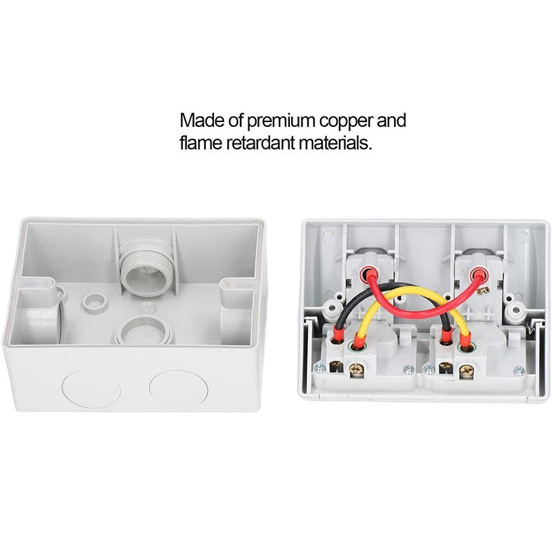 Weatherproof Double Power Point 15Amp