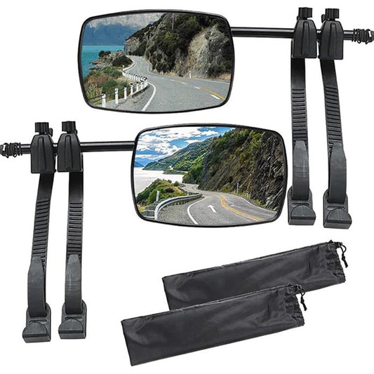 Universal clip on towing mirrors
