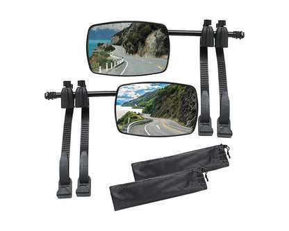 Pair of towing mirror extensions