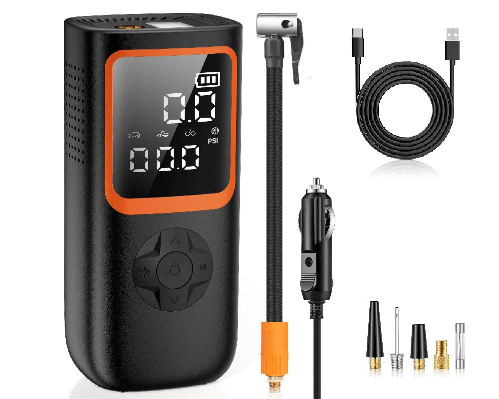 Inflator with cooling ports