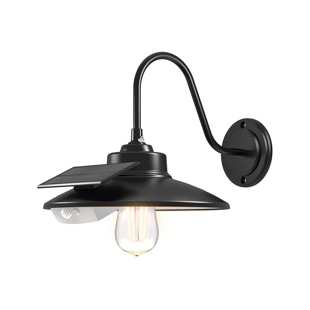 Solar motion sensor wall light