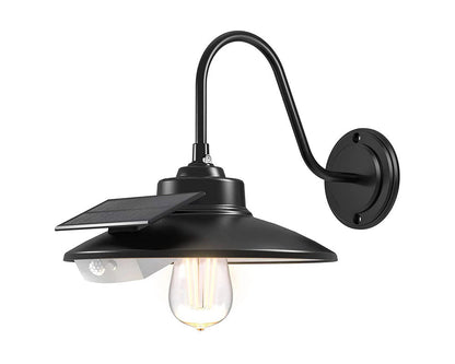 Outdoor solar barn light