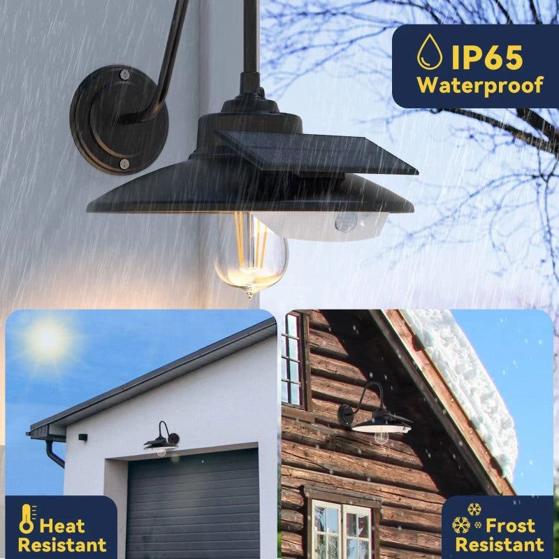Weatherproof solar light