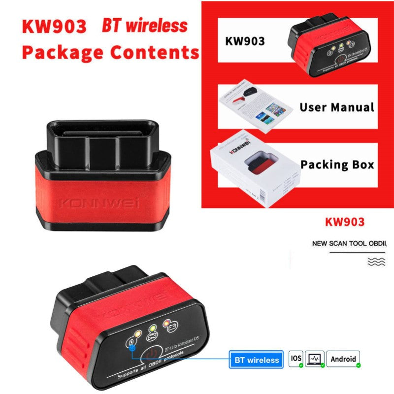Compact OBD2 scanner device