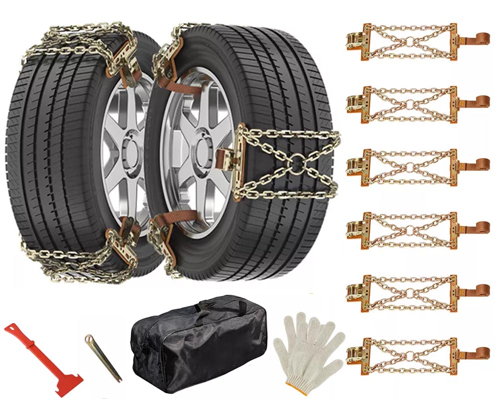8pcs Car Tire Snow Chain