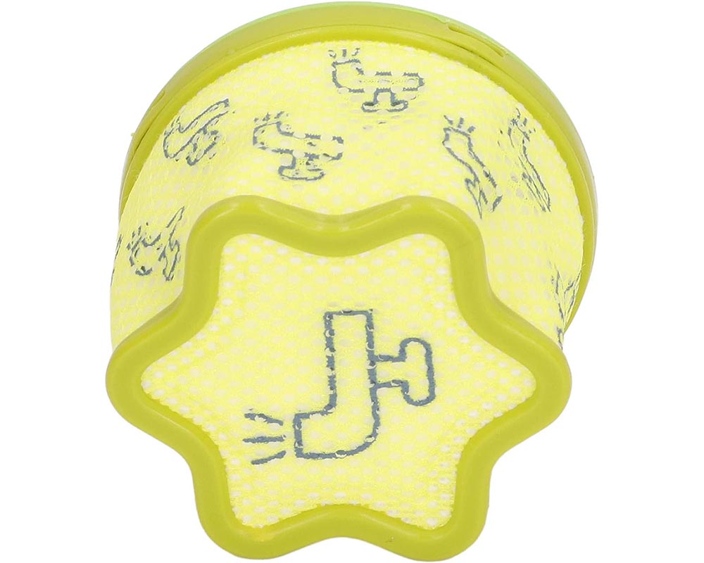 Vacuum filter with rubber seal