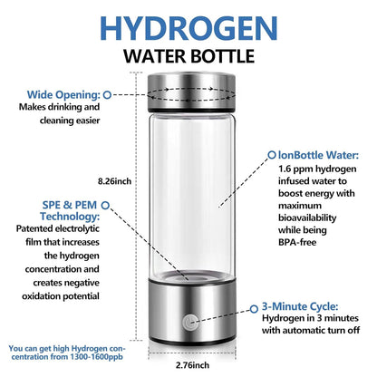 Hydrogen Water Generator Bottle