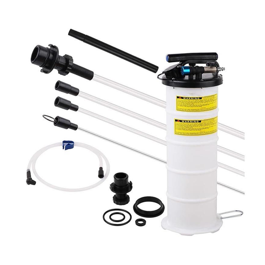 9L fluid extractor pump white