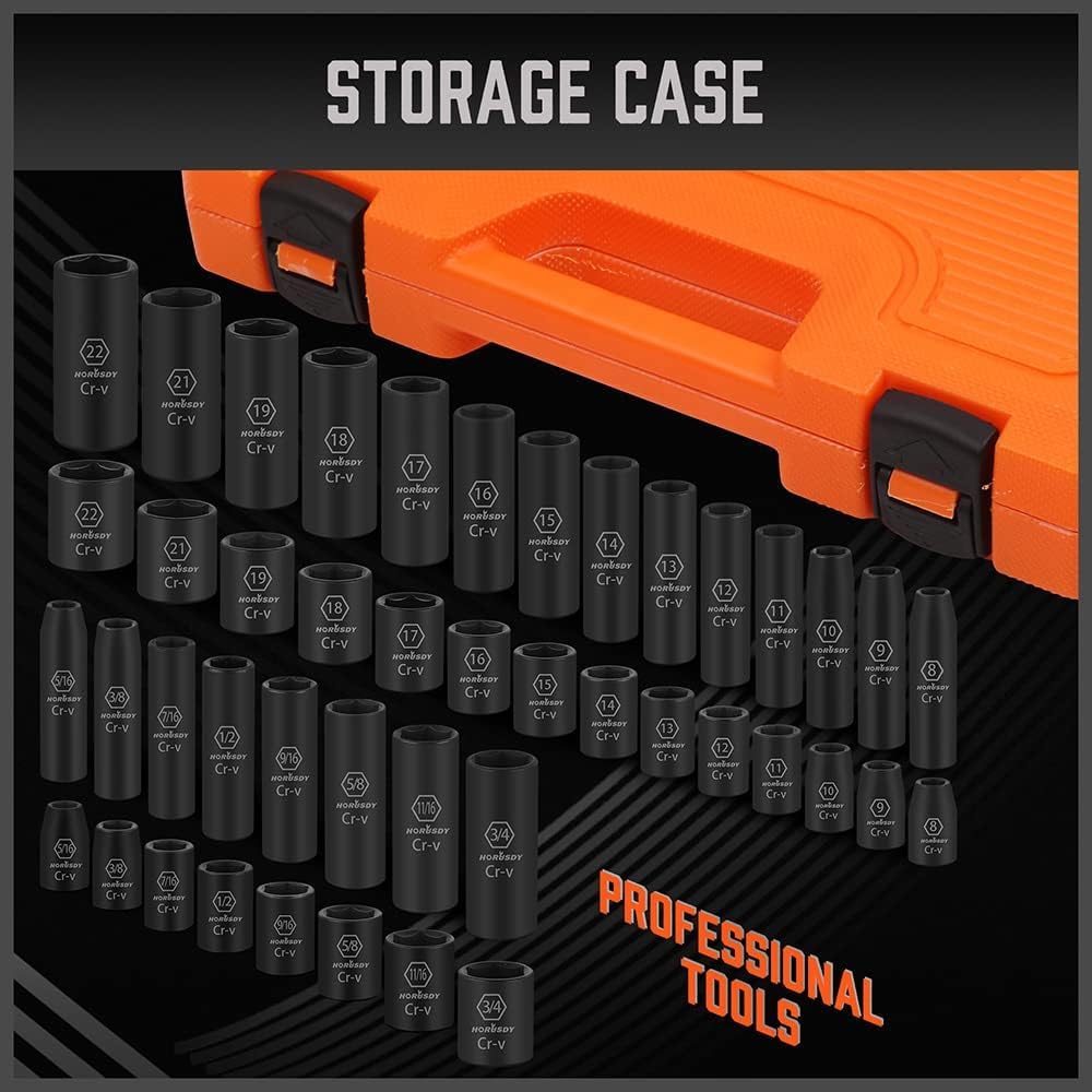 Socket set with universal joint