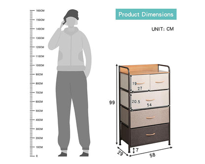 Tallboy with Drawers Chest of Drawers