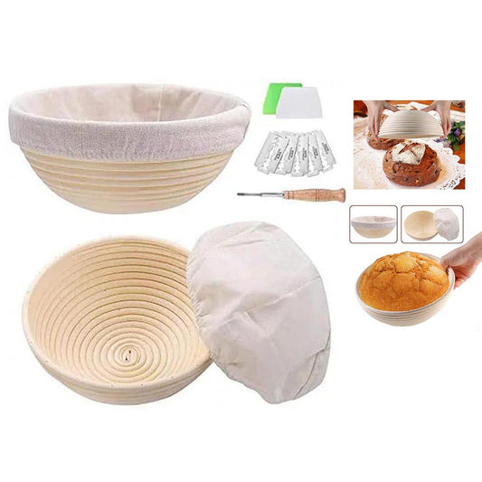 Bread Proofing Basket Set Banneton Bowl
