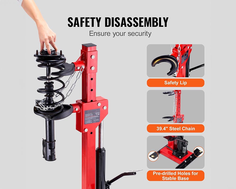 coil spring compressor for vehicles