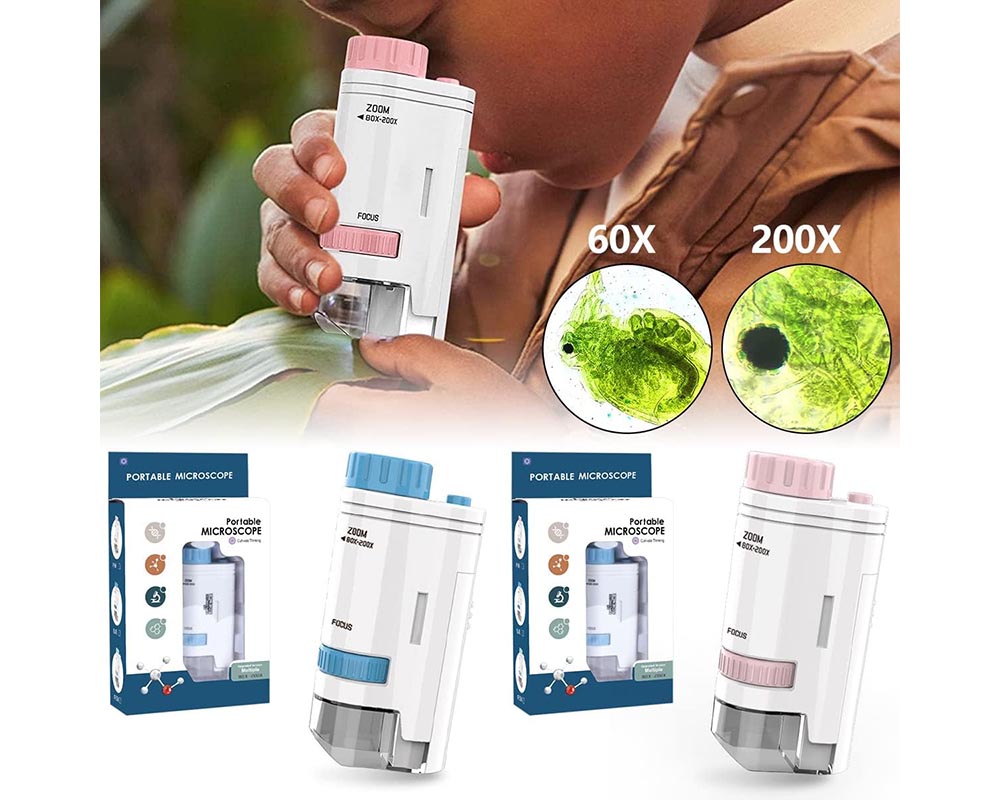 Portable Kids Microscope Kit