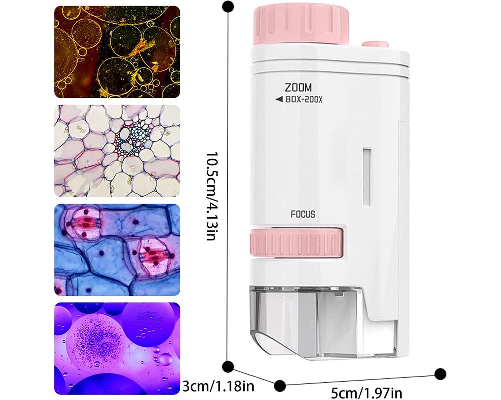 Portable Kids Microscope Kit
